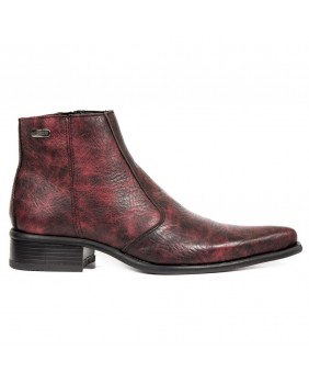 Anfibi rosso in pelle New Rock M.2260-C6