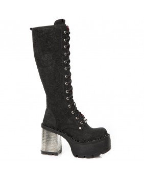 Black leather boot New Rock M.SEVE11-C2