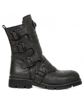 Black leather boot New Rock M.373X-S24