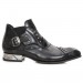 Boots noire en cuir New Rock M.DIAMOND002-C1