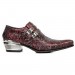 Zapatos rojo en cuero New Rock M.2246-C44